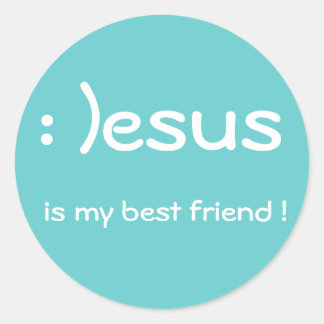 Jesus é meu melhor amigo! Adesivo