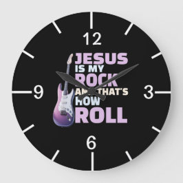 Jesus É Meu Relógio De Muro De Rock