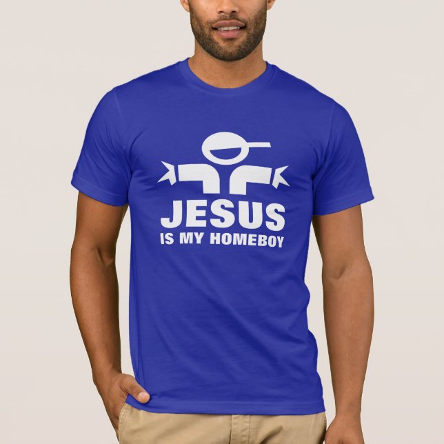 Jesus é meu t-shirt do ficar em casa (Frente)