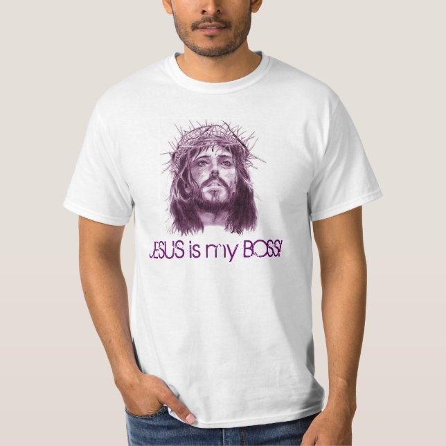 Jesus é minha camisa do chefe (Frente)