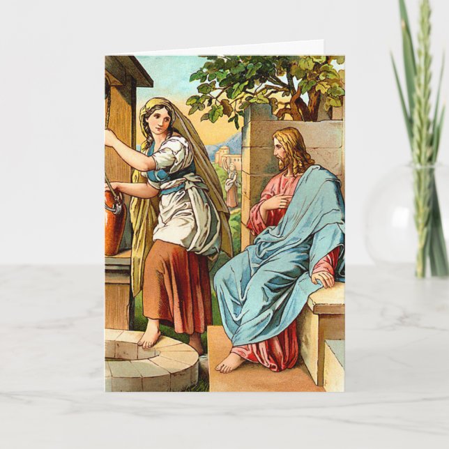 jesus e mulheres no bom cartão (Frente)