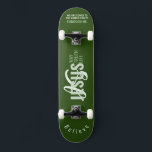 Jesus é o caminho, a vida, o skate da verdade<br><div class="desc">Jesus IS Way,  Life,  Truth Skateboard com "IS" monograma e citação cristã "Jesus é modo,  vida,  camiseta da verdade" em caligrafia mista e tipografia minimalista. Esta moda,  design de fé moderna é a dádiva perfeita e a declaração de moda. #cristão #religião #escritura #fé #bíblia #jesus</div>