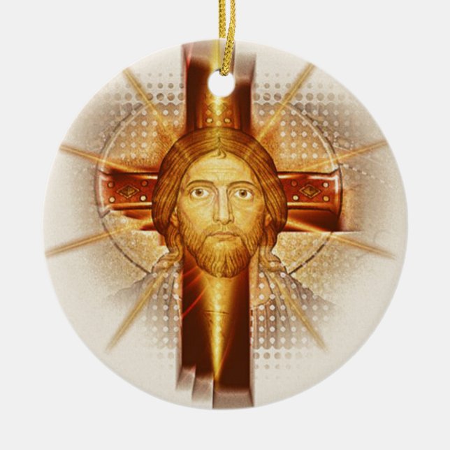 Jesus e o ornamento da cruz (Frente)