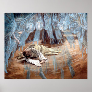 Jesus e os anjos em Gethsemane 02 Poster A