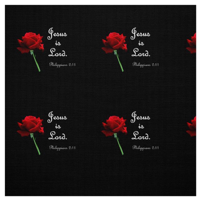 Jesus é senhor Tecido (Modelo)