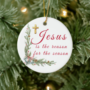 Jesus Enfeites de natal