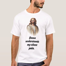 Jesus Entende Minha Dor Silenciosa Camiseta