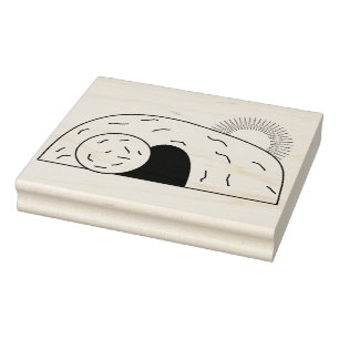 Jesus ergueu o padrão de ilustração de carimbo de