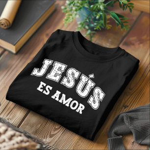 Jesús Es Amor Afastou Camiseta Espanhola Cristã