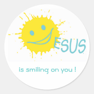 Jesus está sorrindo para você! Adesivo