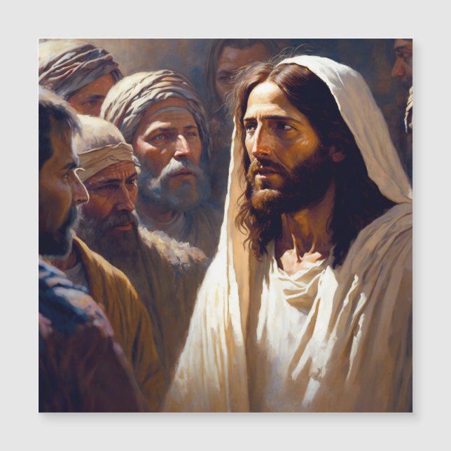 Jesus fala com seu íman da cozinha discípula (Frente)