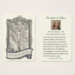 Jesus Funeral Memorial Prayer Santa