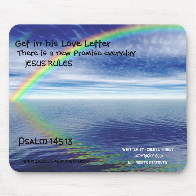 Jesus governa o Mousepad (Frente)
