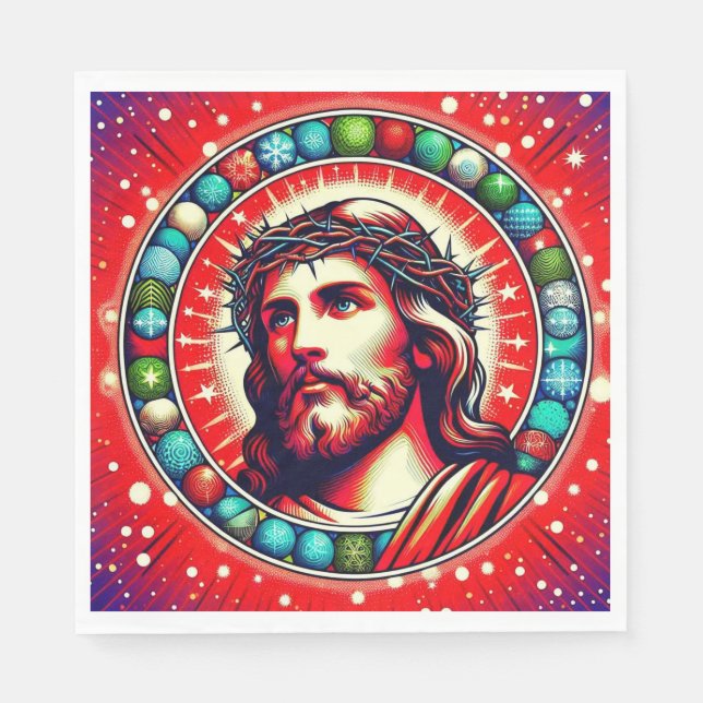 Jesus guardanapos de Natal! (Frente)