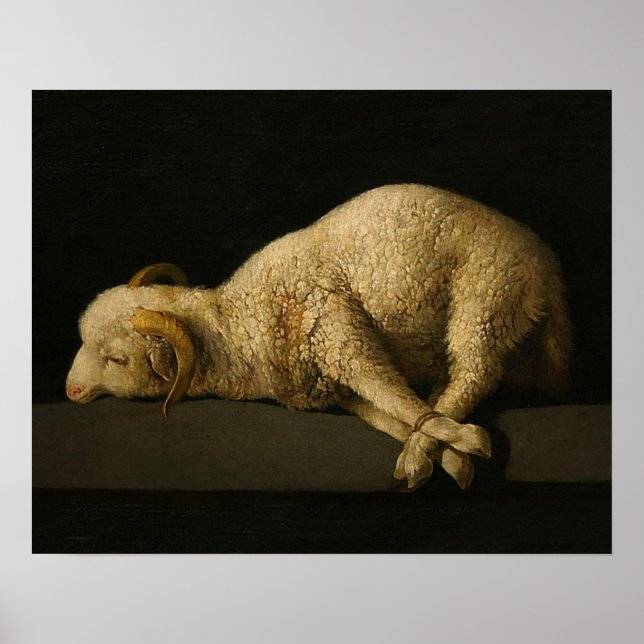 Jesus Lamb de Deus - Agnus Dei Poster (Frente)