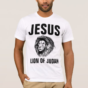 JESUS, LEÃO de JUDAH, t-shirt judaicos messiânic