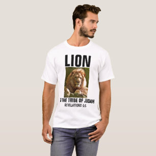JESUS, LÍÃO DA TRIBO DE JUDAH, T-shirts