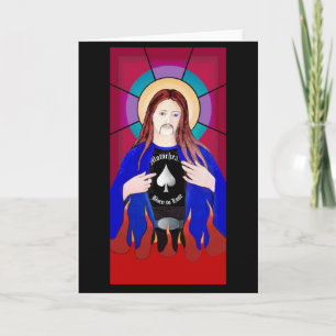 JESUS LOVES LEMMY CARTÃO