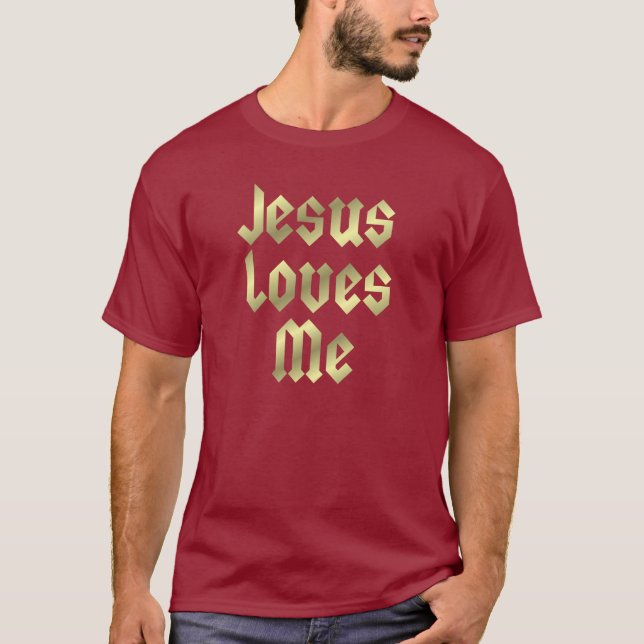 Jesus me ama camisas (Frente)
