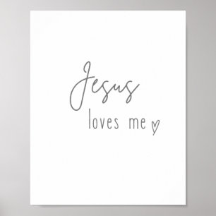 Jesus me ama. Impressões e Posters