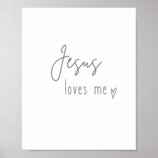 Jesus me ama. Impressões e Posters