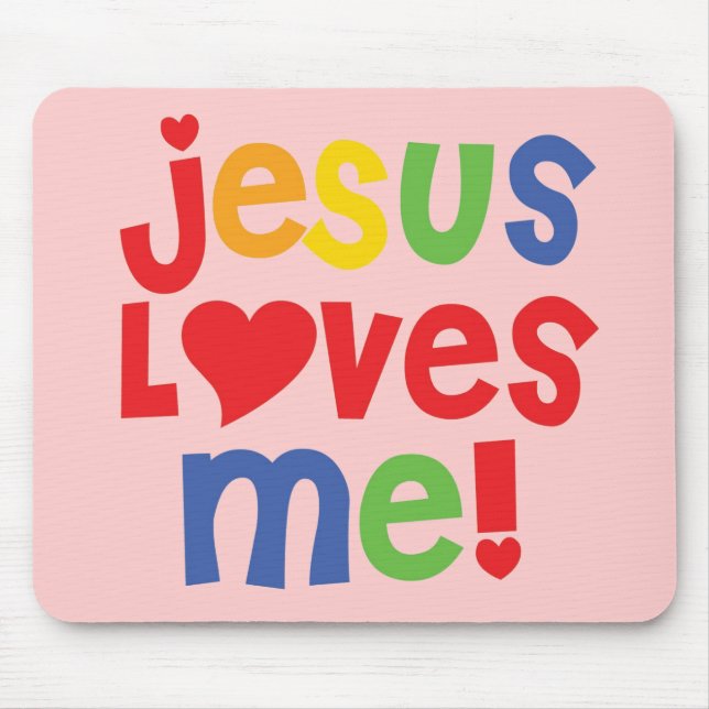 Jesus Me Ama! - Mousepad (Frente)