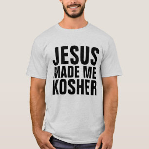 JESUS ME FEZ COSHER, T-Shirts judaicas messiânicas