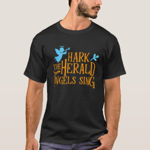 Jesus Natal Camisa Holiday Hark O Ange Herald