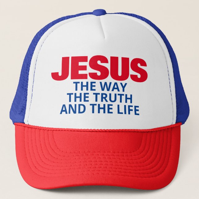 JESUS O CAMINHO A VERDADE E A VIDA BONÉ DE CAMINHO (Frente)