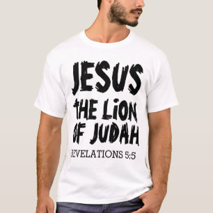 JESUS o leão de Judah, t-shirt