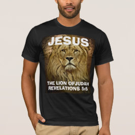JESUS O LÍÃO DE JUDAH, T-shirts cristãs