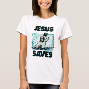 Jesus, O Polo Água Salva Camisa Para Chri