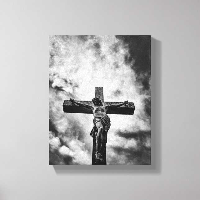 Jesus on the Cross – Faith and Redemption Canvas   (Frente)