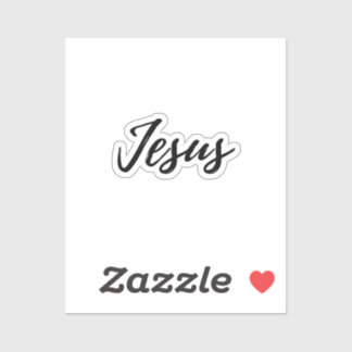 Jesus - pequeno adesivo