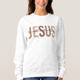 Jesus religioso, camiseta branca inspiradora