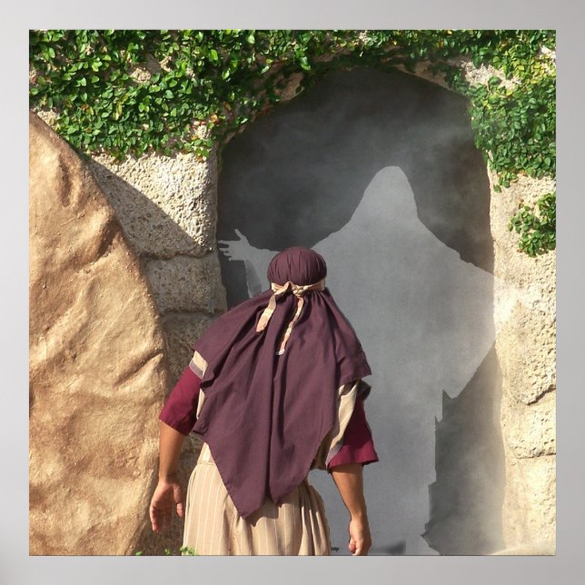 Jesus ressurreição da Poster de Páscoa (Frente)