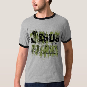 Jesus Rocks! Camisetas