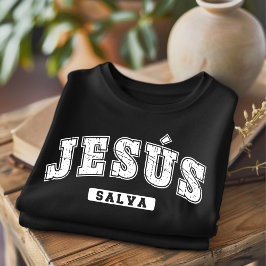Jesús Salva Afetou Camiseta Espanhola Cristã