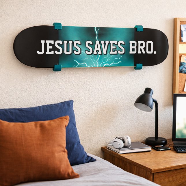 Jesus Salva Irmão. Skate Blue Lightning (Criador carregado)