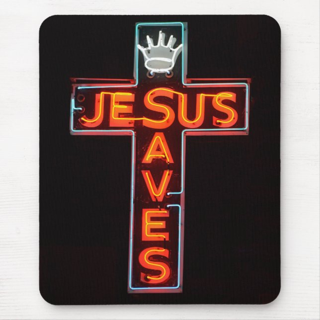 Jesus Salva Mousepad (Frente)