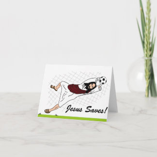 Jesus salva! Placa de cartões de natal