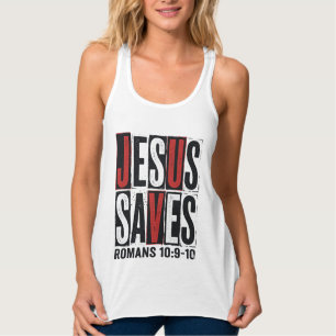 Jesus Salva Romanos 10_9 Camisa Cristã Vintage De
