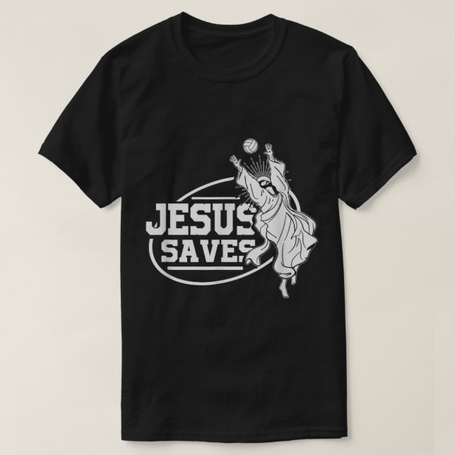 Jesus salva vôlei de camisa (Frente do Design)