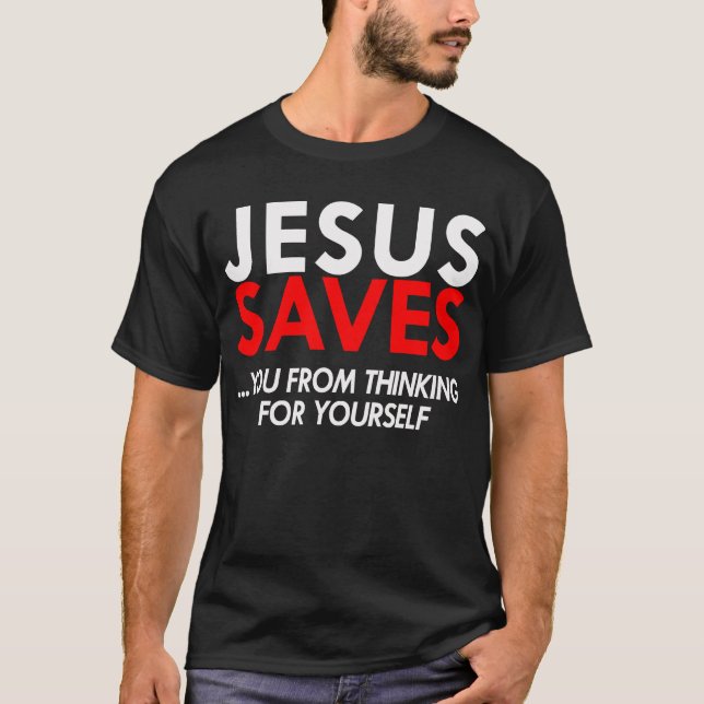 Jesus salvar a camisa dos homens (Frente)