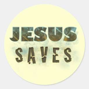 Jesus salvar a etiqueta