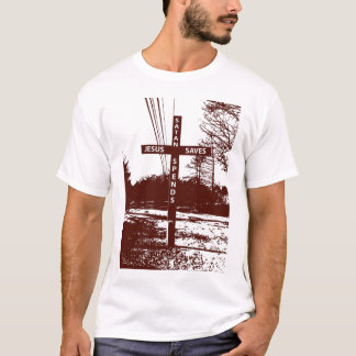 Jesus salvar a satã gasta o t-shirt por Matt