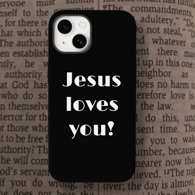 Jesus Te Ama! Capas de iphone de gabinete (Criador carregado)