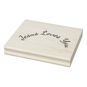 Jesus Te Ama Carimbo De Artesanato De Design