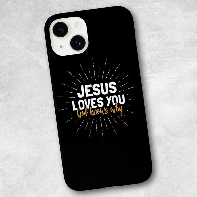 Jesus Te Ama - Deus Sabe Por Que capas de iphone (Criador carregado)