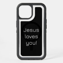 Jesus te ama | Preto e branco